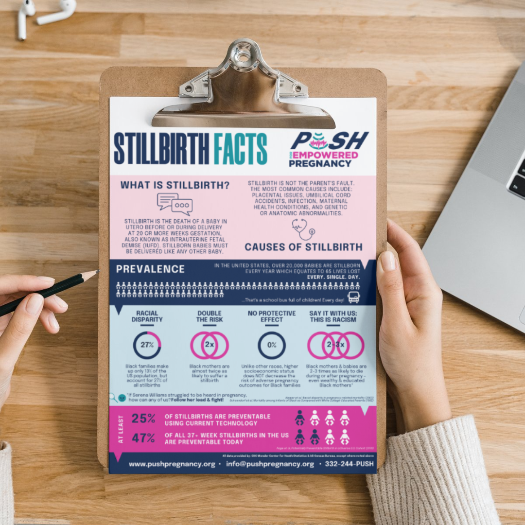 Stillbirth Facts Flyer (10 count) - English & Spanish