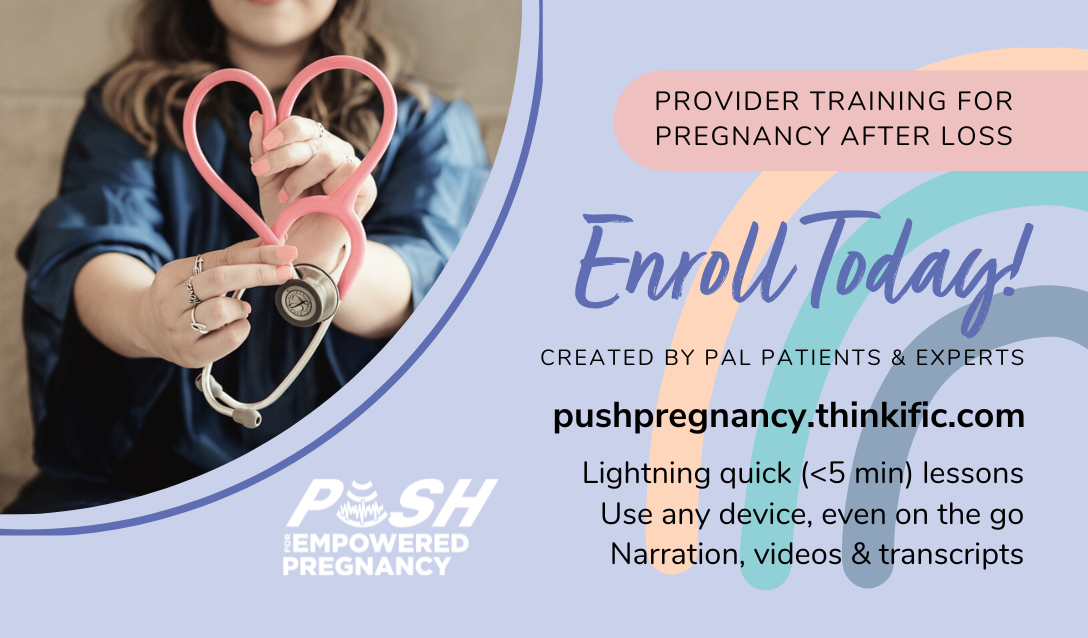 Pregnancy After Loss (PAL) Provider Training Card (50 count)