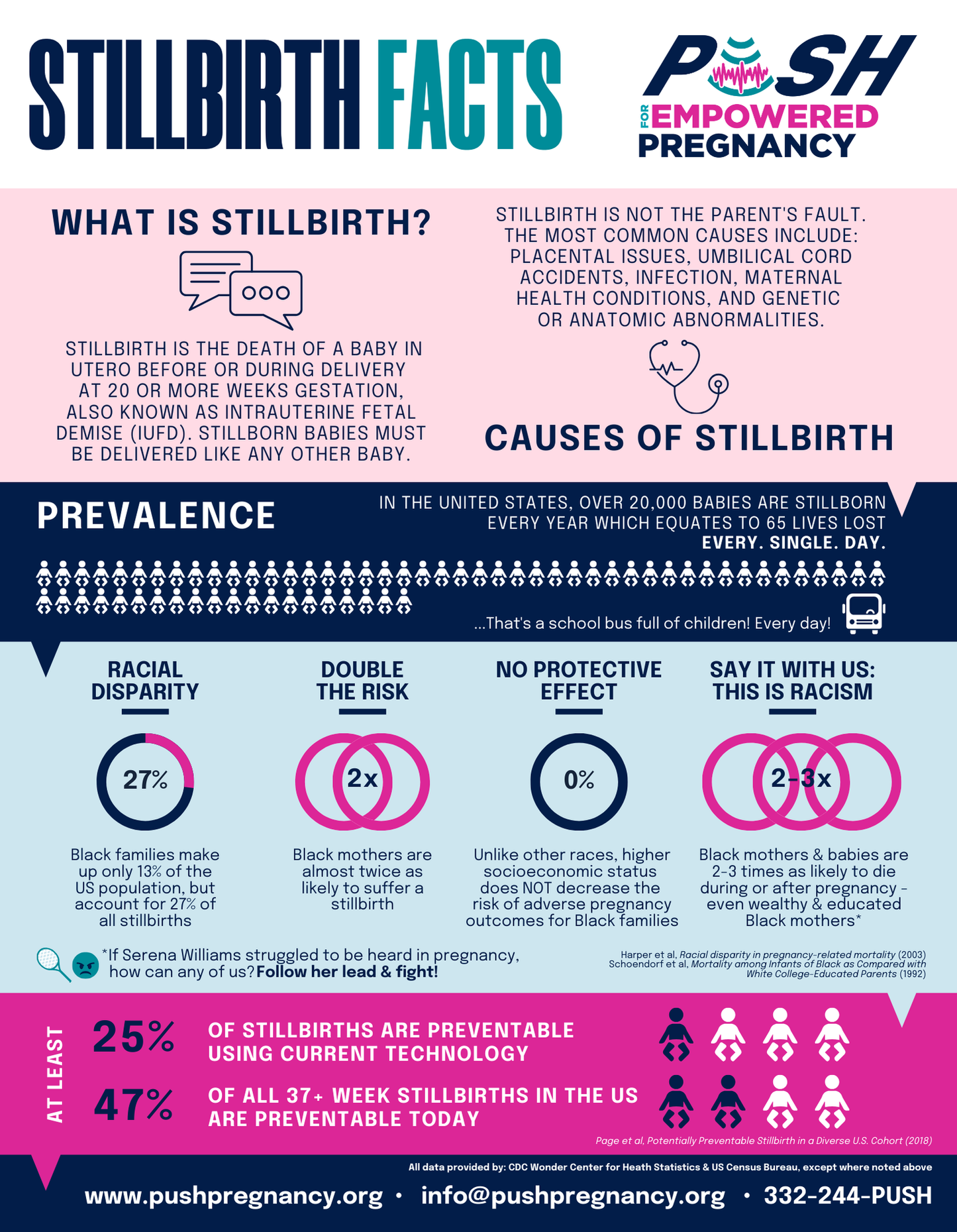 Stillbirth Facts Flyer (10 count) - English & Spanish