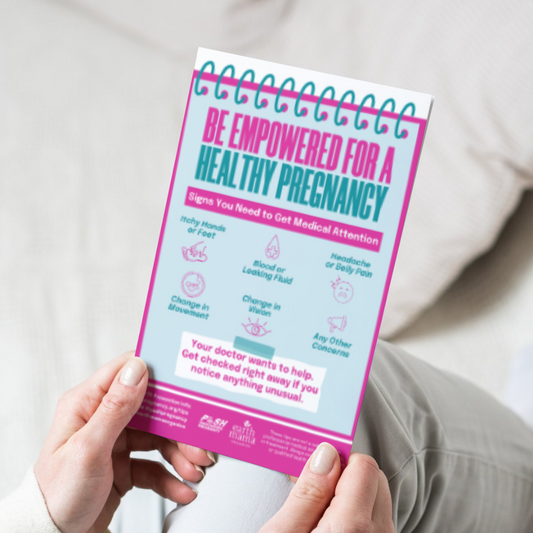 Empowered Pregnancy Tips (SIMPLE) Card - English | Spanish